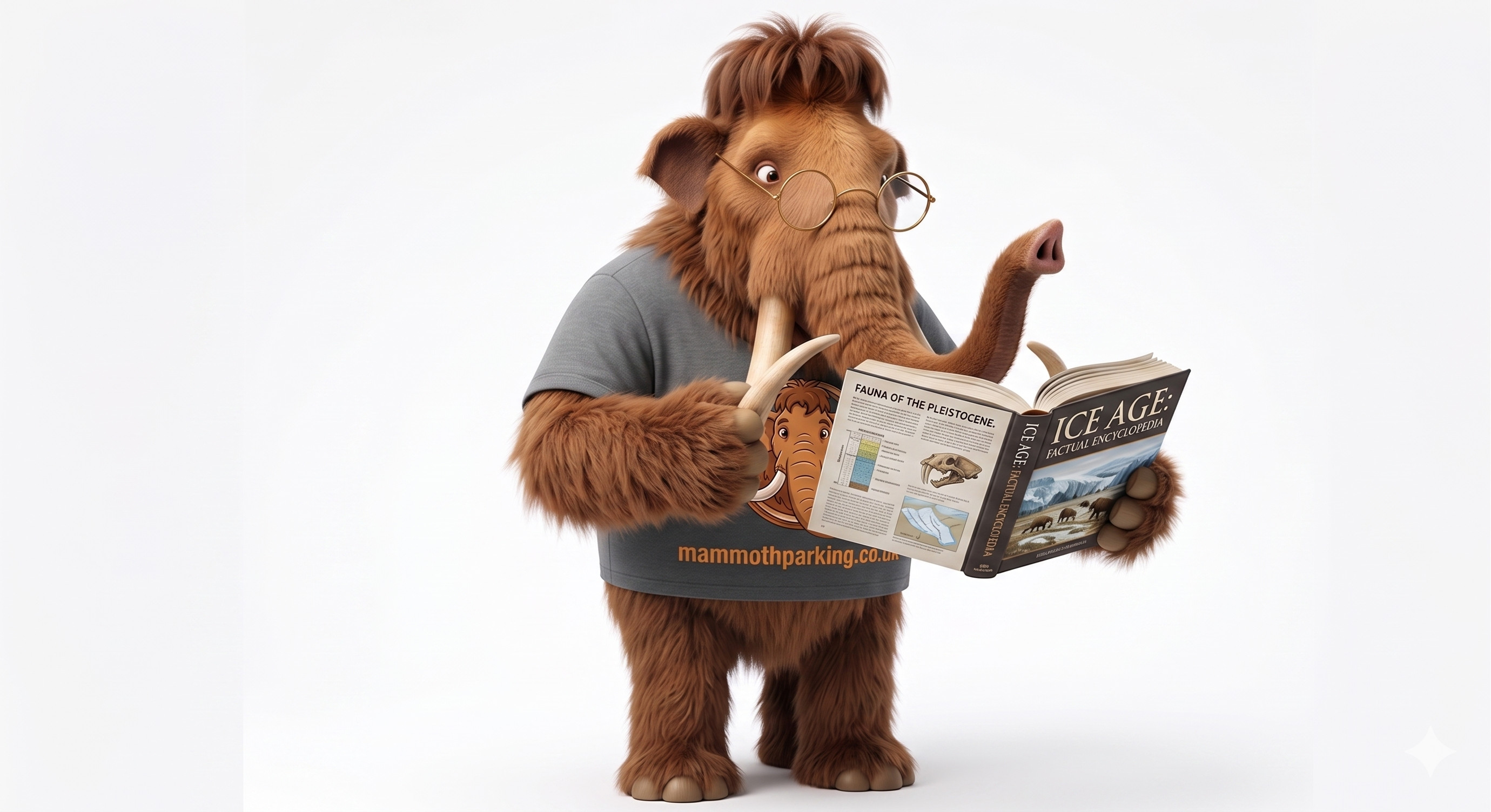 Mammoth Parking mascot - cheap airport parking comparison guide